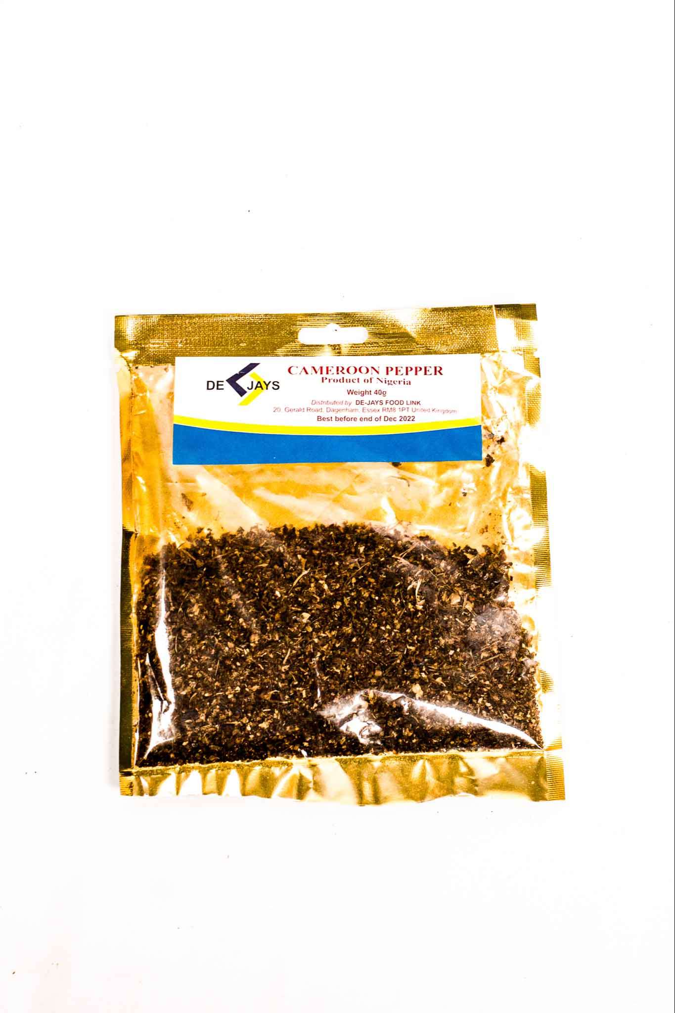 Dried Cameroon Pepper 40g