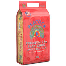 Peacock Premium USA Easy Cook Long Grain Rice 5kg