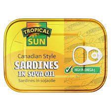 Tropical Sun Canadian-Style Sardines in Soya Oil 106g