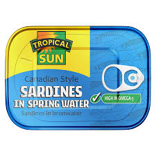 Tropical Sun Canadian Style Sardines in Spring Water 106g