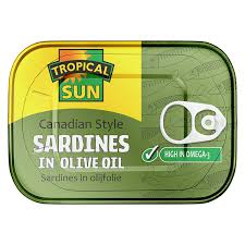 Tropical Sun Canadian Style Sardines in Olive Oil 106g