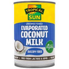 Tropical Sun Unsweetened Evaporated Coconut Milk (Dairy-Free) 400ml