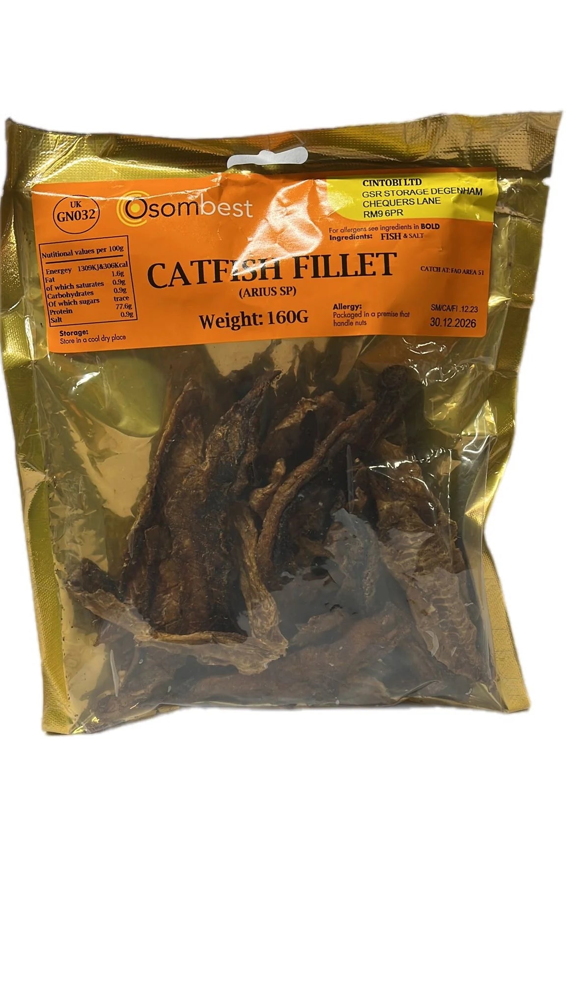 Sombest Catfish Fillet 160g